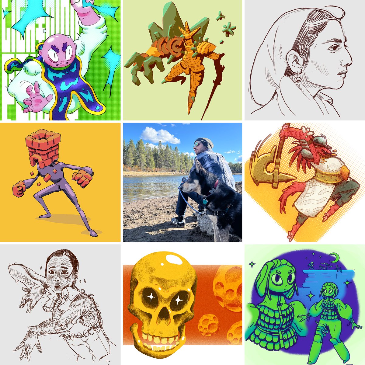 #artvsartist2024 
#artvsartist2024 
In a bit of an orange, purple &amp; green era I'd say
