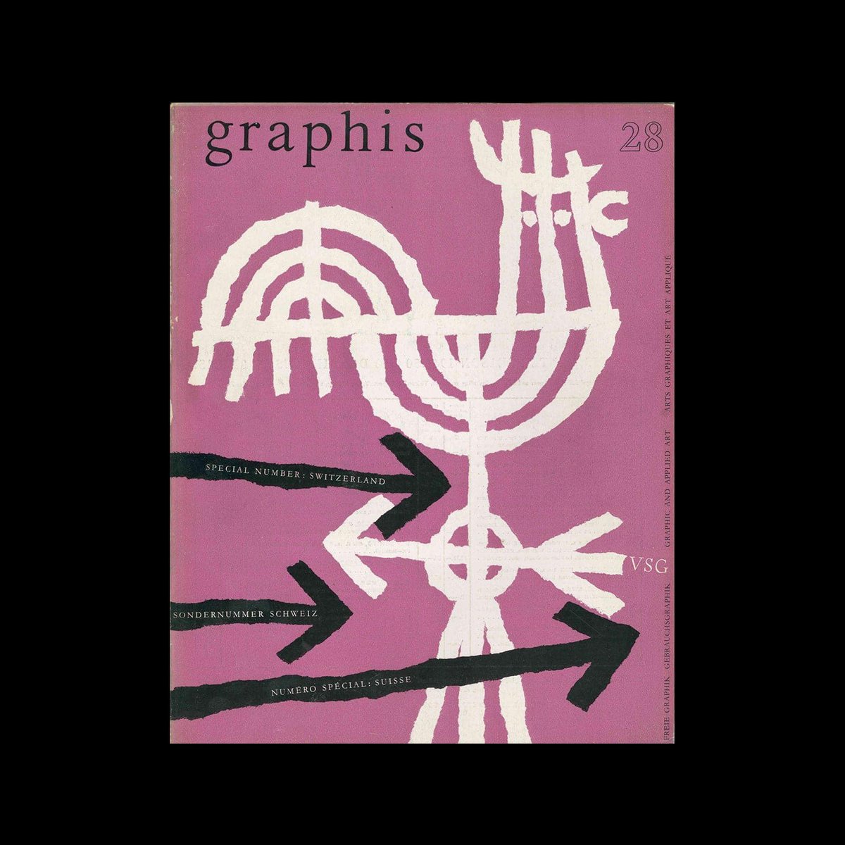 DesignReviewed's tweet image. Graphis 28, 1949. Cover design by Hans Hartmann
#hanshartmann #graphis #designmagazine
designreviewed.com/artefacts/grap…