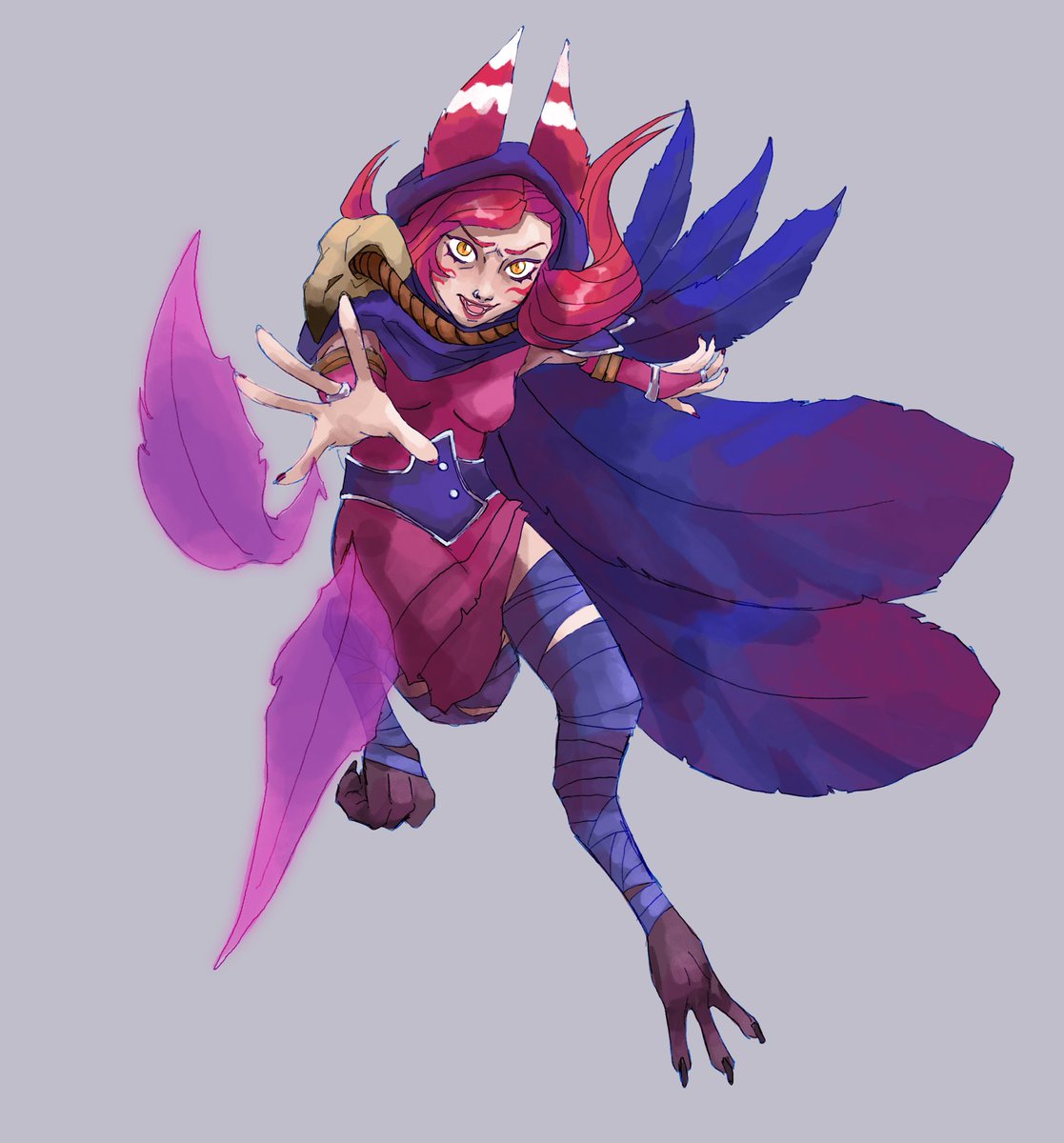 00lung's tweet photo. alright so i loosely slapped a painted look on it and i'm satisfied with that. 2022 vs 2024 :) https://t.co/NwaN9YIcEB