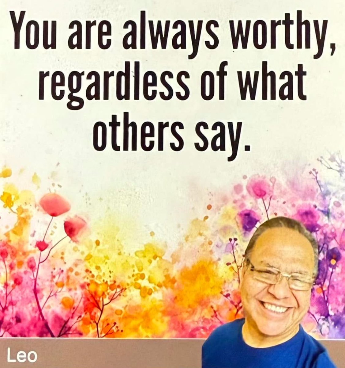 javalina524's tweet photo. #FridayAffirmation 
You are deserving of love, respect, and happiness, no matter what others may say.  #FridayAffirmation #ContinuedBlessings https://t.co/vr7PXc7hxN