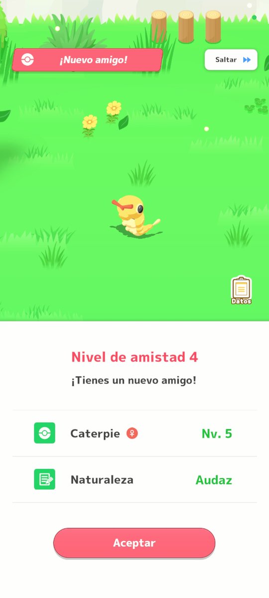 Luzbel_91's tweet photo. *gritito* tengo un Caterpie shiny en Pokémon sleep 😂😂 https://t.co/db2dc03UpZ