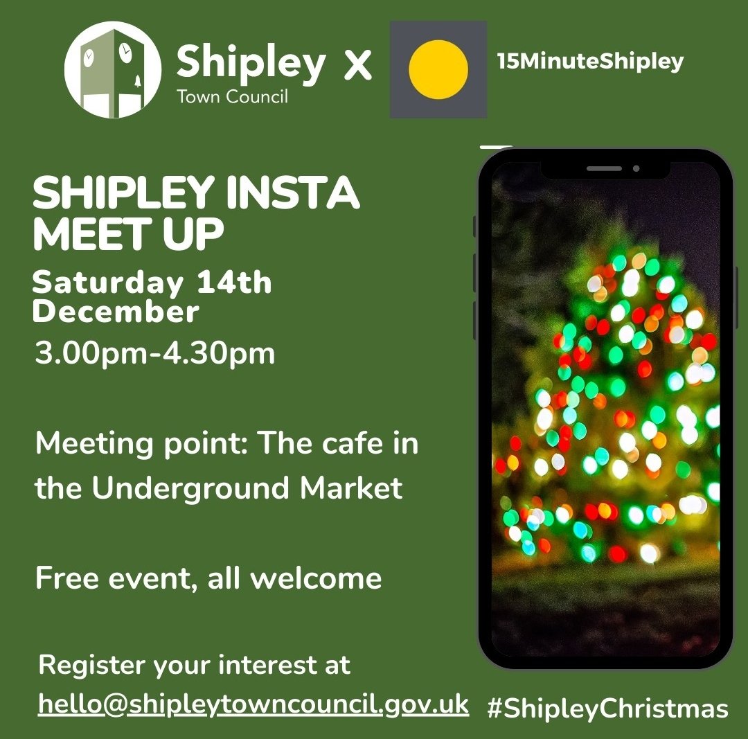 15minuteShipley (@15minuteshipley) on Twitter photo A Chrismassy weekend in Shipley:
π<a href="/TYROStudiosLtd/">TYRO Studios Ltd</a> wreath making workshops
π§Ά Yarn Studios open evening
πΈ Our final instameet of 2024!
π St Paul's messy Christmas
π―Take the Shipley Living Advent Calendar trail
π
Santa Specials at Shipley Glen Tramway
And #shoplocal β¬οΈ A Chrismassy weekend in Shipley:
π<a href="/TYROStudiosLtd/">TYRO Studios Ltd</a> wreath making workshops
π§Ά Yarn Studios open evening
πΈ Our final instameet of 2024!
π St Paul's messy Christmas
π―Take the Shipley Living Advent Calendar trail
π
Santa Specials at Shipley Glen Tramway
And #shoplocal β¬οΈ