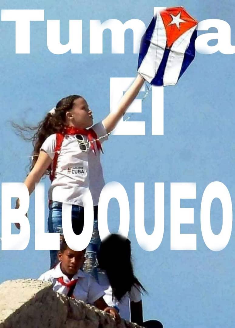 #TumbaElBoqueo 
#Cuba y los cubanos tenemos derecho a vivir en paz #MejorSinBloqueo