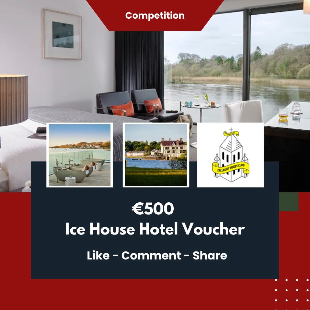 Step into Christmas with our fantasic competition on Instagram and Facebook!! Head on over to our pages for your chance to win a €500 Ice House Hotel Voucher!!