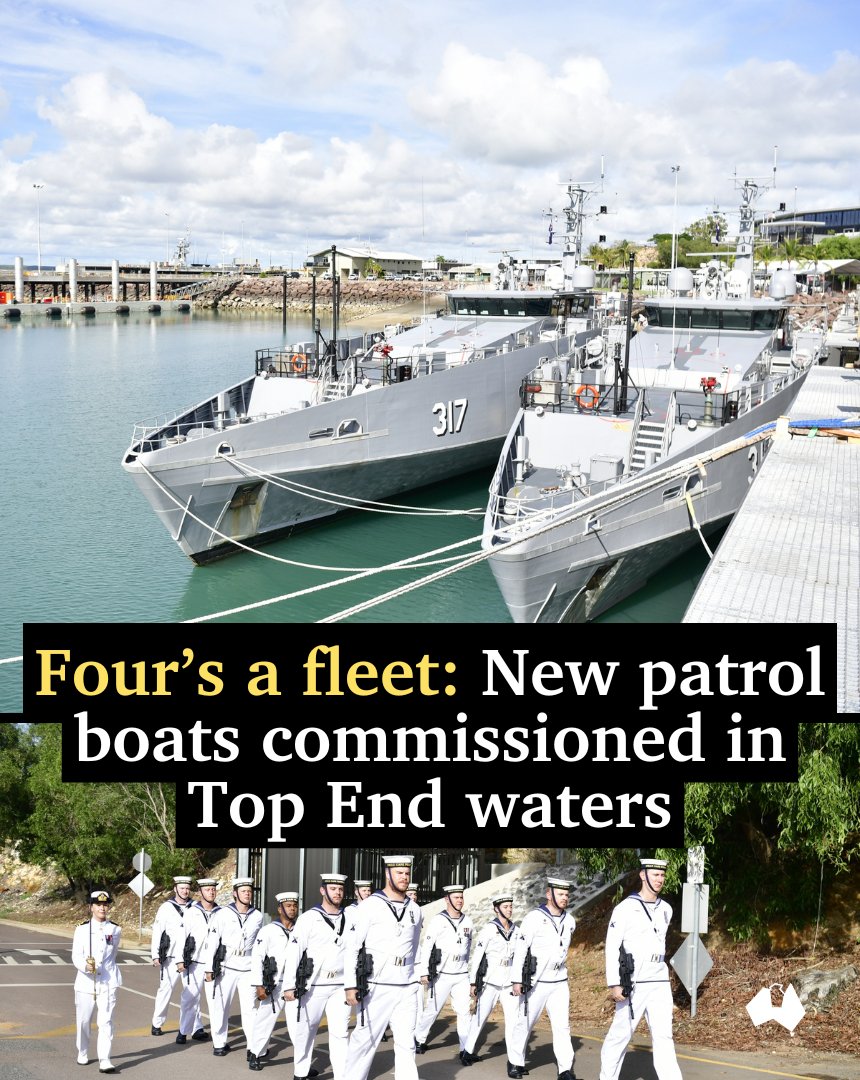In a significant move for Australia’s defence, four new patrol boats were commissioned – the first of Australia’s fleet during King Charles’ reign. 📍TAKE A LOOK: bit.ly/3DoPPkP