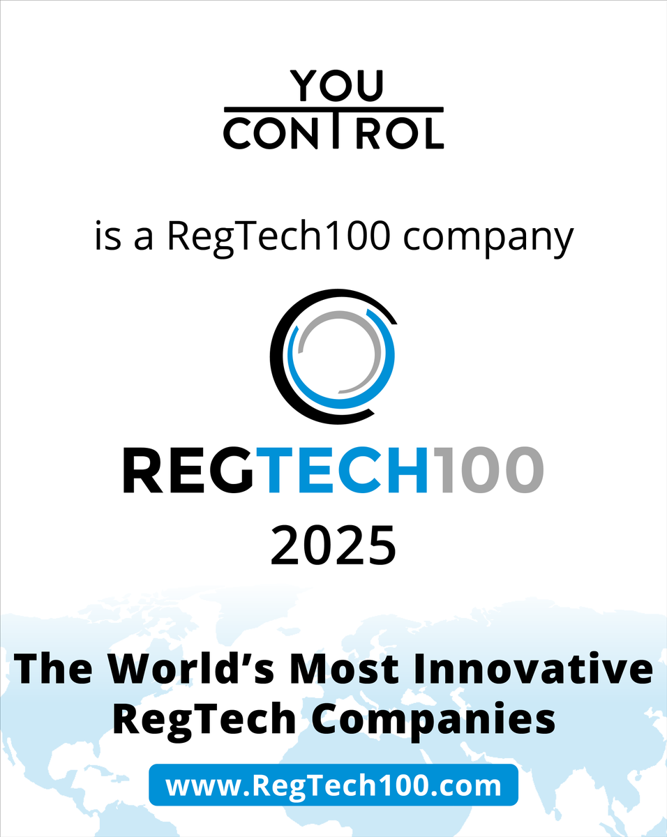 Fintech_Global's tweet photo. Shoutout to #YouControl for landing a coveted spot on the #RegTech100 list!
Check out the full list here: https://t.co/IEJ8pLRQIu
#RegTech #FinTech https://t.co/285TSYY1ZO