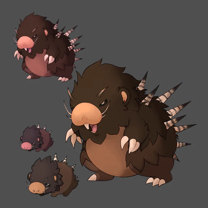 PORKIPINT &amp; PORKIPAINThe Tiny Quill Pokémon &amp; The Mega Barb Pokémon(Normal Type)#pokemon #fakemon 