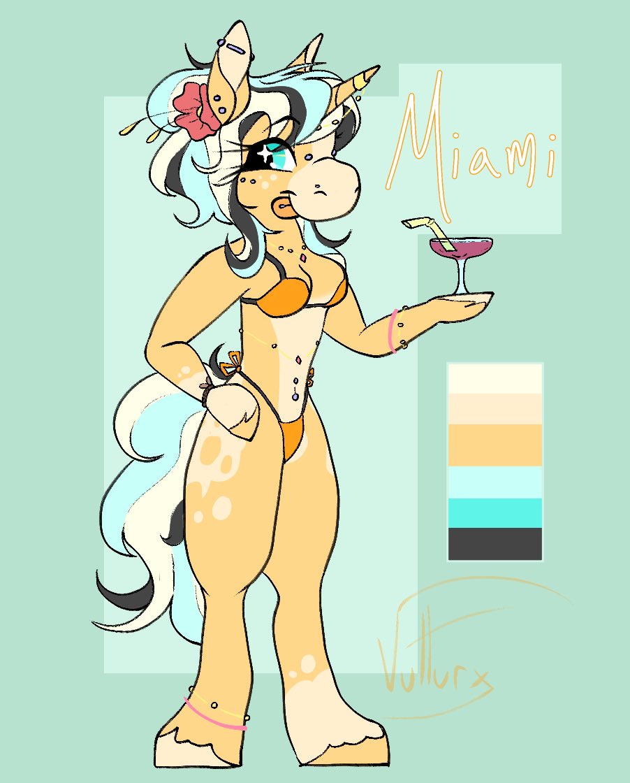 vulturx_'s tweet photo. wanted a female presenting ponysona… so i made one… https://t.co/V8lyIiU7Wb