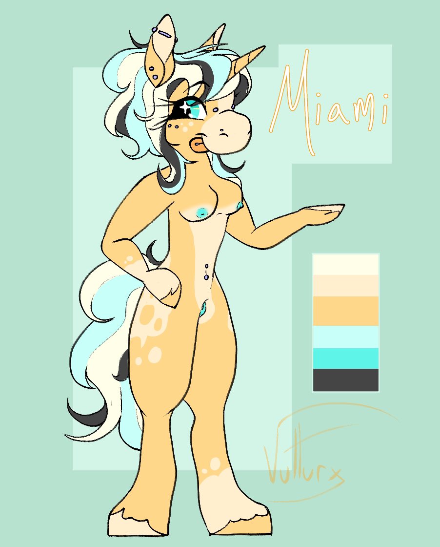 vulturx_'s tweet photo. wanted a female presenting ponysona… so i made one… https://t.co/V8lyIiU7Wb