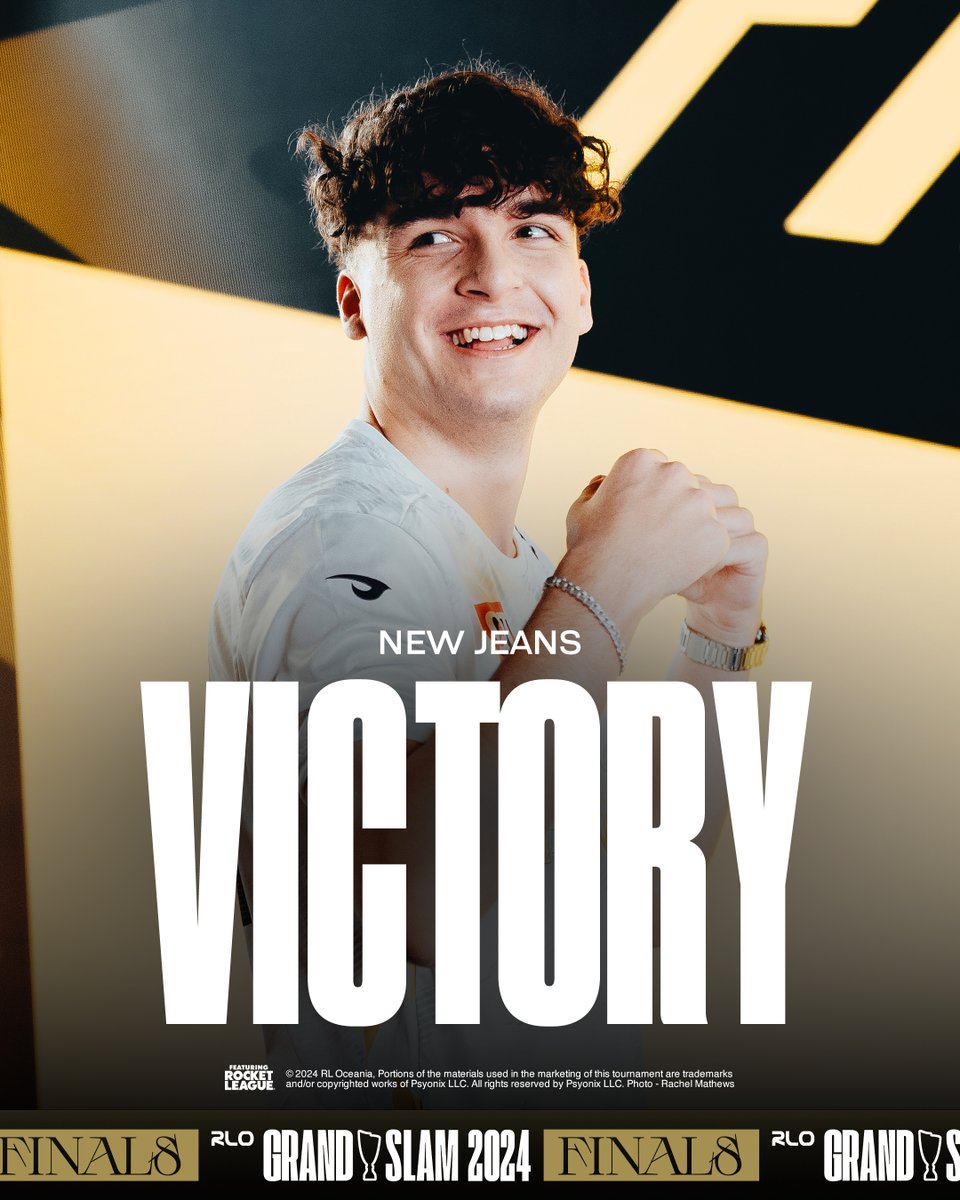 New Hair, New Tee, New Jeans.

#RLOGrandSlam🏆