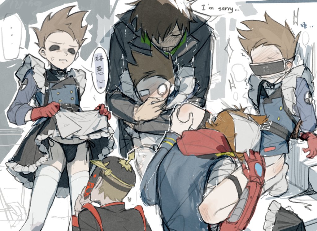 yibonjin's tweet photo. 我画完了
（含mobtom）
💚💙➕❤️💙
#eddsworld #eddsworldtom  #tordtom #eddtom https://t.co/C4WbsK5gMU