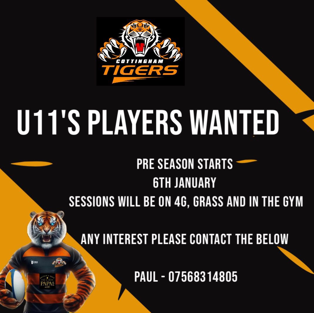 Cottingham Tigers ARLFC (@cotttigersrugby) on Twitter photo 