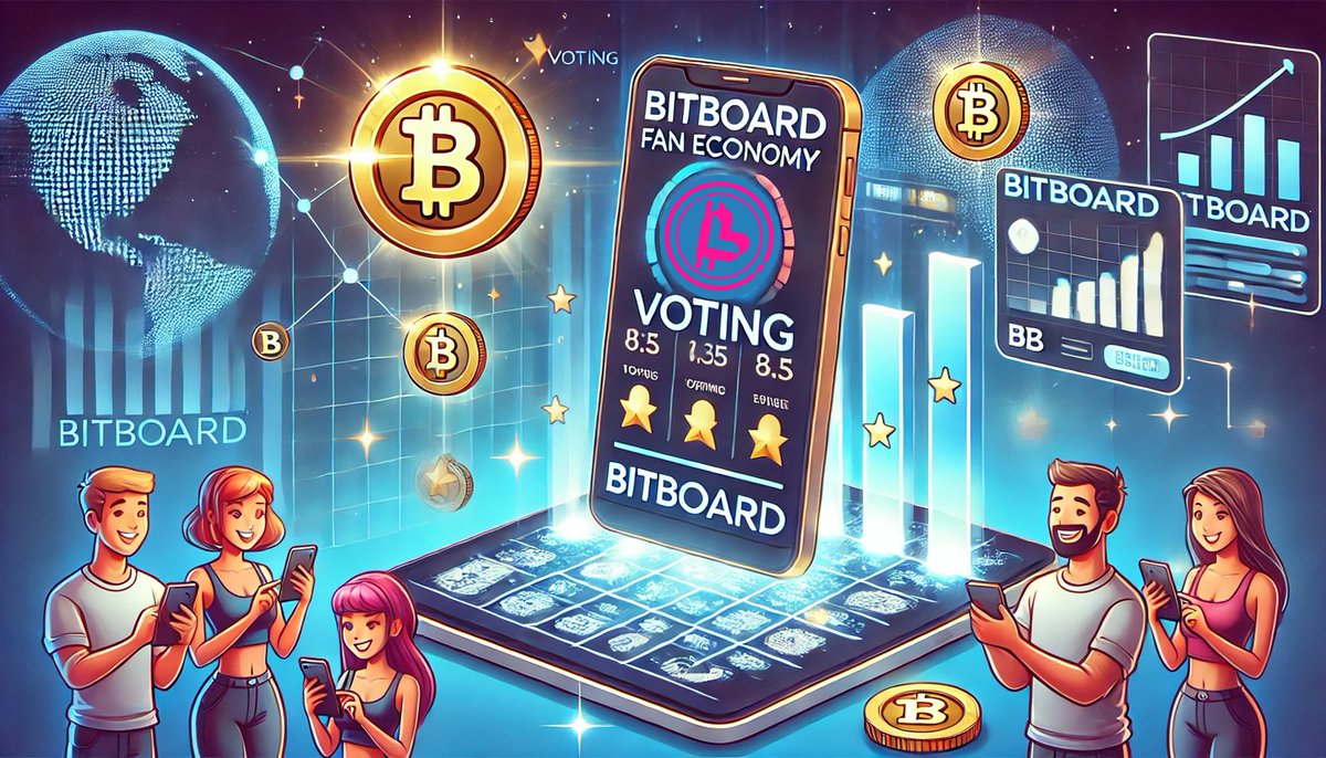 bitboardtop's tweet photo. 🎉 Bitboard is Creating a New Fan Economy! 🌟

Blockchain technology meets fandom culture!
Bitboard brings fans closer to their favorite stars,
creating a new economic ecosystem where fan activities are rewarded. 💰✨

Exclusive Benefits You Can Enjoy on Bitboard:
🔹 Customize fan pages for your favorite stars
🔹 Boost star rankings through voting
🔹 Earn special rewards and experiences with BB Coins
Join Bitboard today and be a part of the future of fandom! 🌍✨

#Bitboard #BBcoin #FanEconomy #FanEngagement #Blockchain