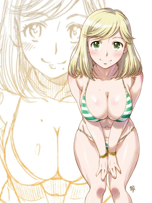 #今年の漢字が金なので金髪を貼る いつものやつ 