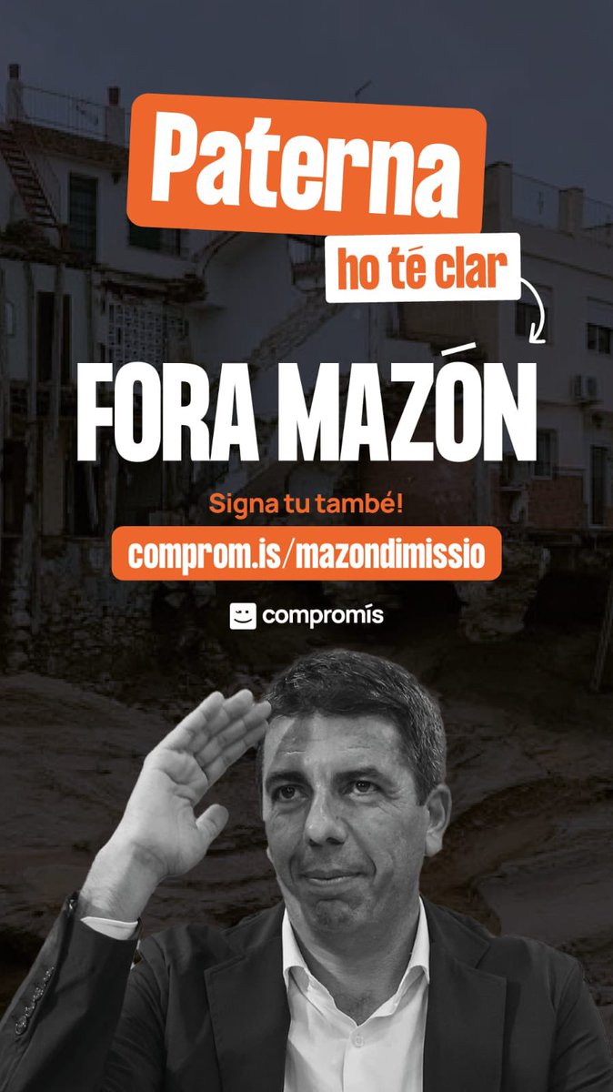 C_per_Paterna's tweet image. Bon dia #Paterna 🙋🏻‍♀️

🟠 Si vols fer #foraMazón signa ací 👇🏻

🔗 actionnetwork.org/forms/mazon-di…