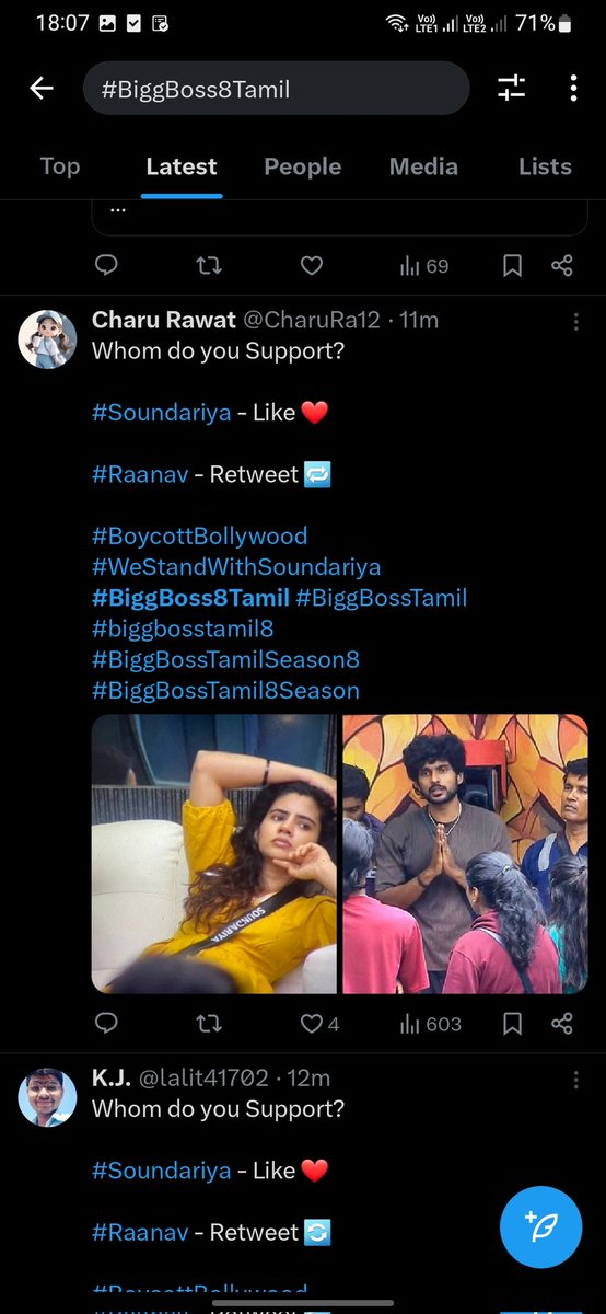 JK_FCc's tweet photo. @VT4ever_ @itzSekar Meanwhile #Bully akka #Soundary hindi team, 

#BiggBossTamil8 https://t.co/xrx0pHPRZX
