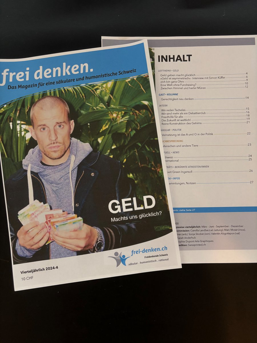 Bald schon ist das neue Magazin in euren Briefkästen! Und ja, es wird schöner gedruckt sein und gebunden... Das Thema: Geld! 🤑🤑
#money #GeldRegiertDieWelt