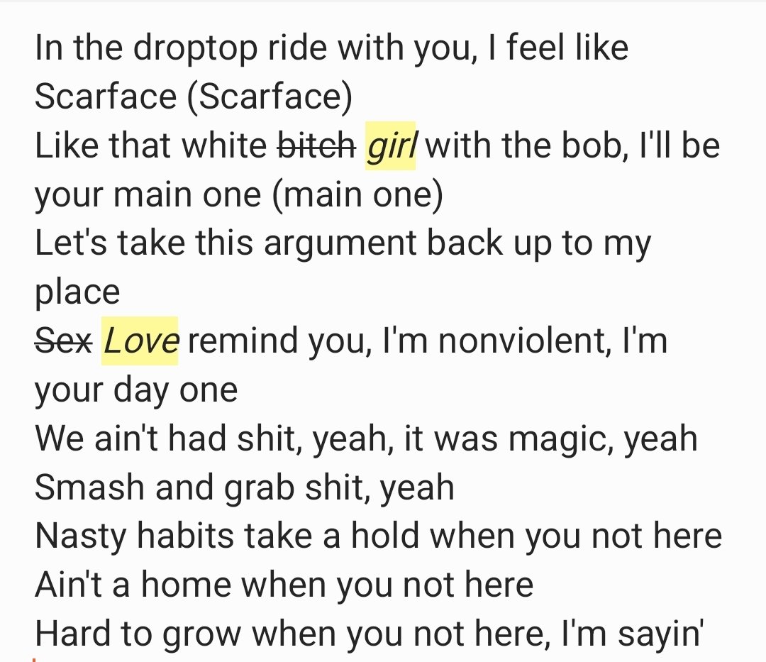 lightbaek614's tweet photo. they changed some words for baekhyun's snooze cover 🫣

white bitch > white girl
sex > love

colde did this beautiful arrangement of snooze for baekhyun 🤍 https://t.co/NEXLzbXHZT