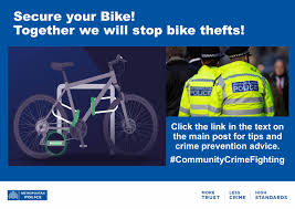 We'll be at St Agatha’s Catholic Primary School,
St Agatha’s Drive.
Kingston upon Thames,
KT2 5TY today between 1400hours &amp; 1600hours to register bikes and to deter bike theft.