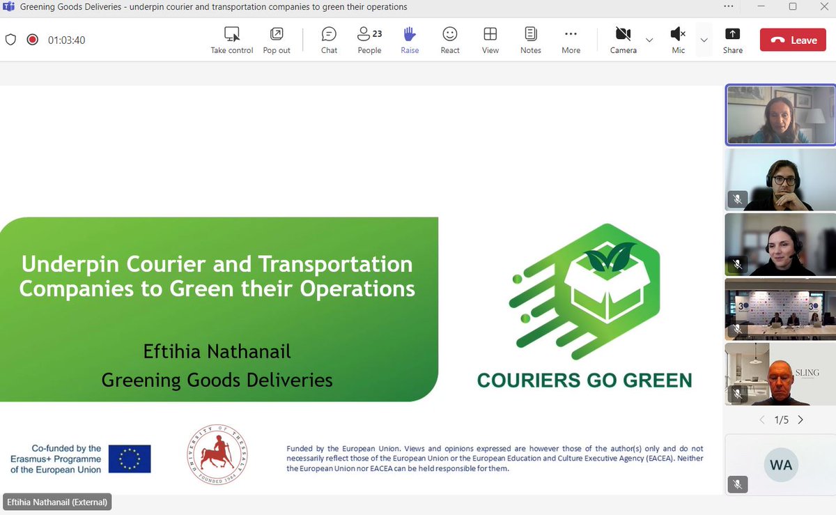 digigreenpost's tweet photo. 📢 At today’s Multiplier Event, we’re putting the #DigiGreeNPost and @CouriersGoGreen project in the spotlight!
This initiative supports Postal Operators in adopting sustainable practices:
✅ Reducing emissions
✅ Developing green strategies
✅ Equipping teams with #GreenSkill https://t.co/AlVcyKfOK3