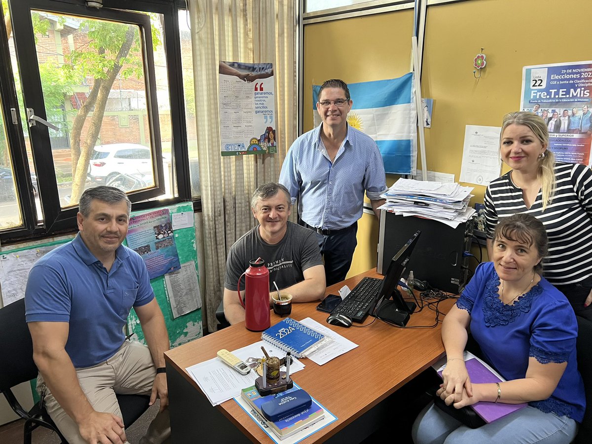 Estuvimos realizando gestiones en Vocalía de Personal gracias Fabian chlypanka, Sec Gral Francisco Carosini y Vocal de Junta Fany Ruloff por la atención.
