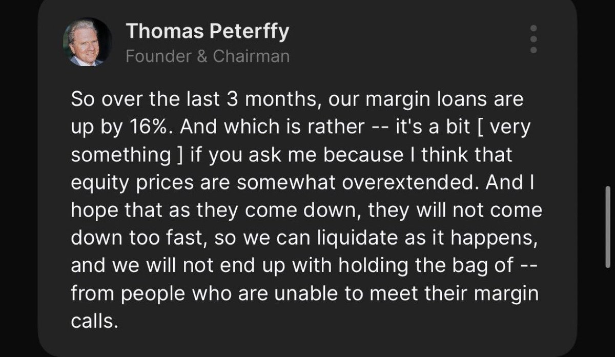 IBKR CEO Thomas Peterffy deleted this X post, but said something similar in  a recent Bloomberg interview. 