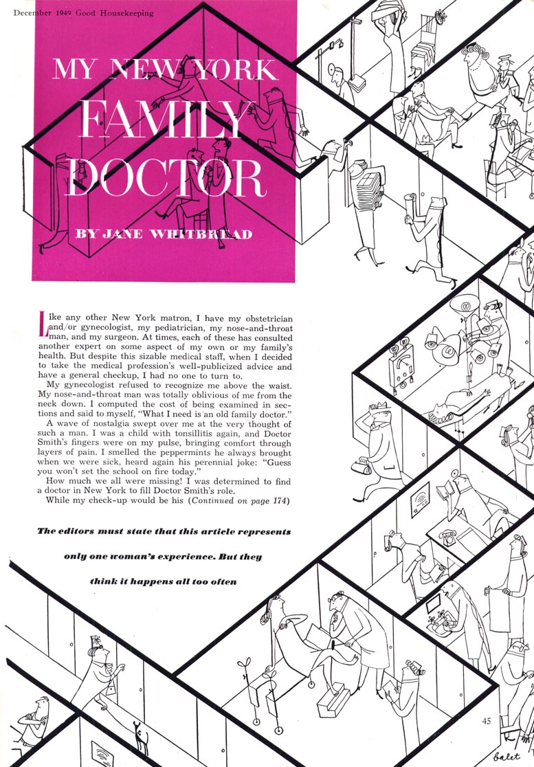 LRonLacy's tweet photo. In #DECEMBER 1949
🧵👇
‘The editors must state that this article represents only one woman’s experience. But they think it happens all too often’
Illustration by Jan Balet (1913-2009) for ➡️
#illustration #illustrationart #illustrationartists #JanBalet #healthcare #physicians https://t.co/K4QyDaZc3N