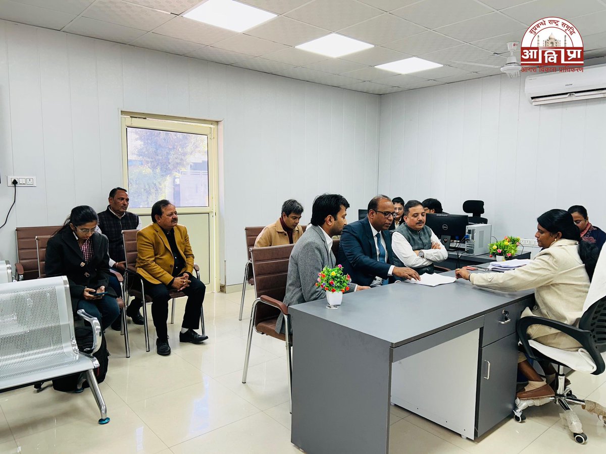 Agra Development Authority (@adaagraofficial) on Twitter photo рдЖрдЬ рджрд┐рдирд╛рдВрдХ 13.12.2024 рдХреЛ рдЙрдкрд╛рдзреНрдпрдХреНрд╖ рдорд╣реЛрджрдп рджреНрд╡рд╛рд░рд╛ рдЬрдирд╕рд╛рдорд╛рдиреНрдп рдХреА рд╕рдорд╕реНрдпрд╛рдУрдВ рд╡ рд╢рд┐рдХрд╛рдпрддреЛрдВ рдХреЛ рд╕реБрдирд╛ред рд╕рдордпрдмрджреНрдз рдПрд╡рдВ рдЙрдЪрд┐рдд рдирд┐рд╕реНрддрд╛рд░рдг рд╣реЗрддреБ рд╕рдВрдмрдВрдзрд┐рдд рдЕрдзрд┐рдХрд╛рд░рд┐рдпреЛрдВ рдХреЛ рджрд┐рд╢рд╛-рдирд┐рд░реНрджреЗрд╢ рдЬрд╛рд░реА рдХрд┐рдПред
<a href="/rituias2003/">Ritu maheshwari</a>
<a href="/CommissionerAgr/">Divisional Commissioner Agra</a>
<a href="/arunmozhi_ias/">Arunmozhi (рдЕрд░реБрдиреНрдореЛрд▓реА)</a>
<a href="/VC_ADA_Agra/">Vice Chairman (ADA)</a> рдЖрдЬ рджрд┐рдирд╛рдВрдХ 13.12.2024 рдХреЛ рдЙрдкрд╛рдзреНрдпрдХреНрд╖ рдорд╣реЛрджрдп рджреНрд╡рд╛рд░рд╛ рдЬрдирд╕рд╛рдорд╛рдиреНрдп рдХреА рд╕рдорд╕реНрдпрд╛рдУрдВ рд╡ рд╢рд┐рдХрд╛рдпрддреЛрдВ рдХреЛ рд╕реБрдирд╛ред рд╕рдордпрдмрджреНрдз рдПрд╡рдВ рдЙрдЪрд┐рдд рдирд┐рд╕реНрддрд╛рд░рдг рд╣реЗрддреБ рд╕рдВрдмрдВрдзрд┐рдд рдЕрдзрд┐рдХрд╛рд░рд┐рдпреЛрдВ рдХреЛ рджрд┐рд╢рд╛-рдирд┐рд░реНрджреЗрд╢ рдЬрд╛рд░реА рдХрд┐рдПред
<a href="/rituias2003/">Ritu maheshwari</a>
<a href="/CommissionerAgr/">Divisional Commissioner Agra</a>
<a href="/arunmozhi_ias/">Arunmozhi (рдЕрд░реБрдиреНрдореЛрд▓реА)</a>
<a href="/VC_ADA_Agra/">Vice Chairman (ADA)</a>