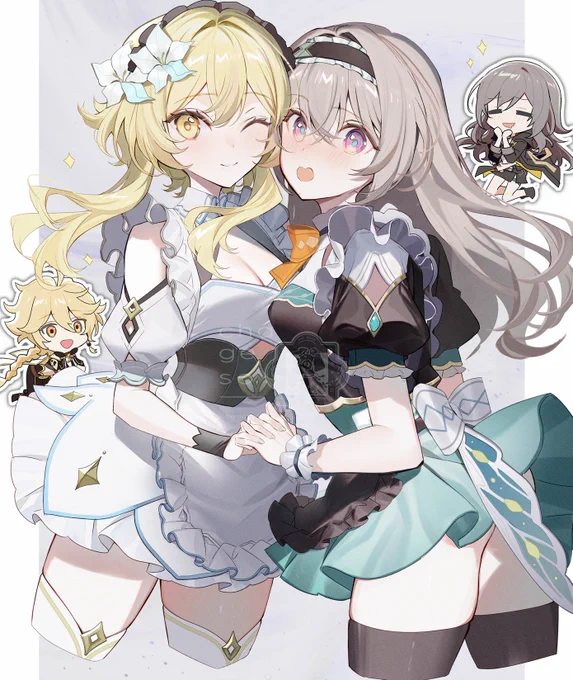 蛍&ホタルメイド! #HonkaiStarRail #GenshinImpact 