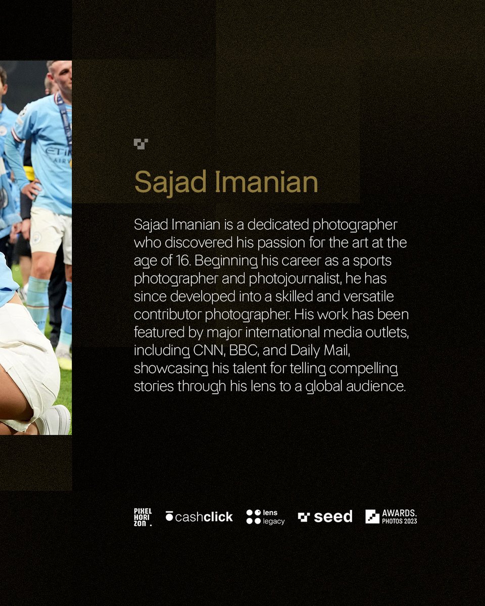 SeedPhoto's tweet photo. Sajad Imanian, a passionate photographer since the age of 16, has had his compelling work featured by global media outlets like CNN, BBC, and Daily Mail, capturing powerful stories through his lens. Explore his artwork on https://t.co/QL1IRGNsrJ! 🌟📸

@SajadImanian @SeedPhoto @cashclickapp 

Direct link 🔗
https://t.co/h8Qev6aV1v

#SEEDPhoto #Cashclickapp #nftphotography #NFTartist