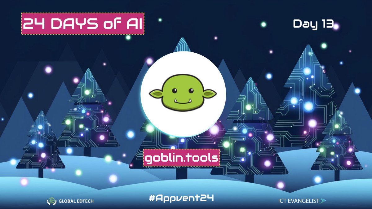 ICTEvangelist's tweet photo. ๐ Today on #AppventCalendar, Iโm sharing a tool I canโt stop recommending - https://t.co/ycIWsvyfcc. A fab Ai tool that supports inclusivity, especially for those with neurodiverse needs. Learn more >> https://t.co/kkFX7qELQb #Appvent #AiInEdu #AiInEducation #EdTech #Appvent24 https://t.co/3yslaujxUb