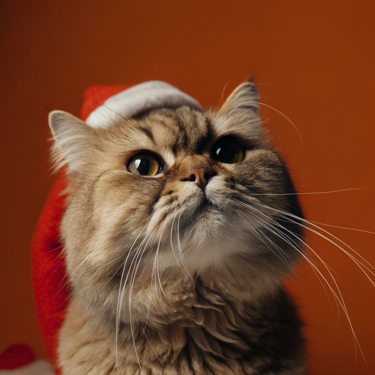 hypaleon's tweet image. 請AI幫利昂戴個聖誕帽
#RecraftAI