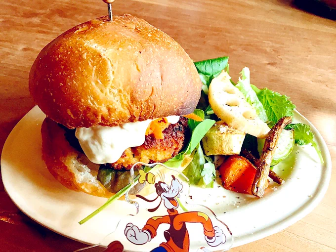 グーフィー、バーガータイムよ。burger time 
