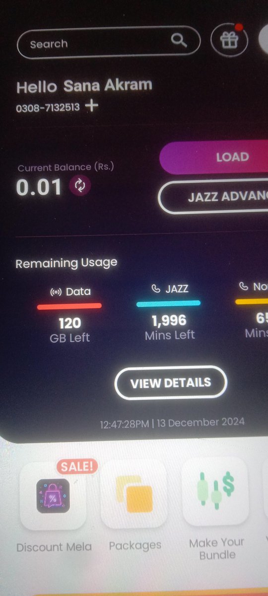 UsmanGh03330703's tweet photo. @jazzpk Sir is number per internet work ni kr rha Bure Wala masoomshah road https://t.co/9enyXkwjTM