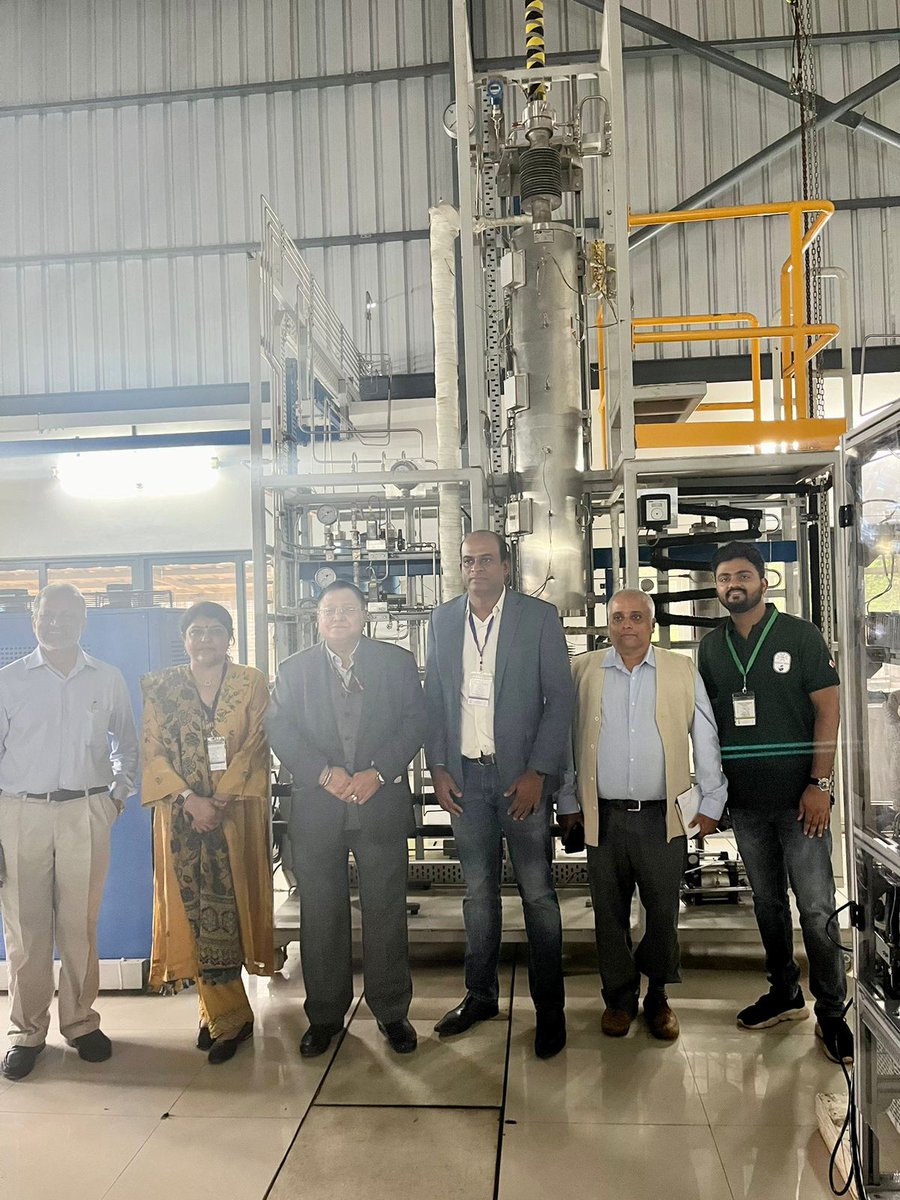 DSTIndia (@indiadst) on Twitter photo Dr. <a href="/dst_neelima/">Neelima DST</a>, Associate Head CEST <a href="/IndiaDST/">DSTIndia</a> spoke about innovative funding mechanisms deployed by DST for advancement of CCUS technologies and also accompanied Dr Saraswat along with Dr Sebastian Peter, coordinator of NCoE CCU <a href="/jncasr/">JNCASR Bangalore</a> for the site visit to the CCU Facilities. Dr. <a href="/dst_neelima/">Neelima DST</a>, Associate Head CEST <a href="/IndiaDST/">DSTIndia</a> spoke about innovative funding mechanisms deployed by DST for advancement of CCUS technologies and also accompanied Dr Saraswat along with Dr Sebastian Peter, coordinator of NCoE CCU <a href="/jncasr/">JNCASR Bangalore</a> for the site visit to the CCU Facilities.