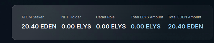 NemodropX's tweet photo. Ya esta disponible el nuevo verificador de @elys_network 😃 

Verifica si eres elegible nuevamente ya que tu asignación a aumentado 😍

🔗https://t.co/Y6CeQmHPtb

¡ La red principal llegara pronto así que prepárate !

20 tokens por aqui por ser un staker de $ATOM https://t.co/O3EsM8rxey