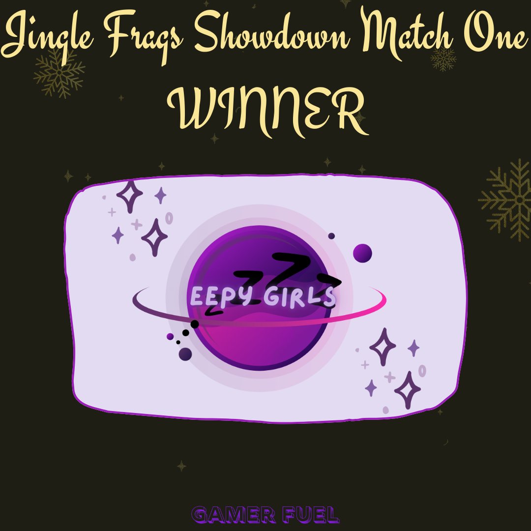 ✨ Match 1 Results:

 🏆 Eepy Girls takes the win against Aurora!
🎮 Stay tuned for Match 2: EVE 🆚 DXA at 7:00 PM AEDT!
 📺 Twitch.tv/Noob_Esports

#GamingForGood #GFuelNZ #JingleFrags2024 #GameChangers #StarlightFoundation #EsportsCommunity #EternalValorEsports #NoobEsports