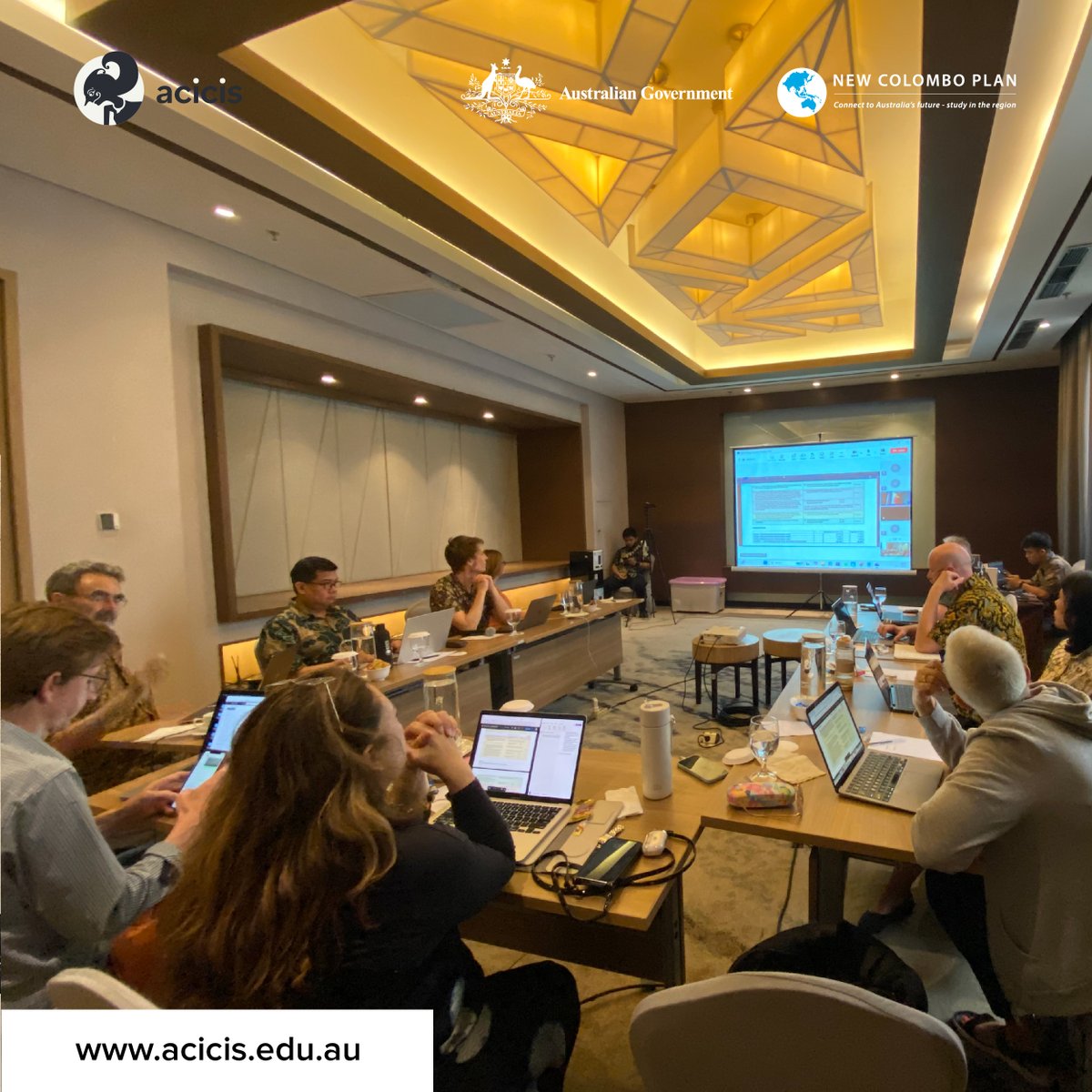Acicis's tweet photo. (1/2) The 2024 ACICIS Annual General Meeting was successfully held in Jakarta!
After meeting discussions, Mr Liam Prince, Mr Adrian Budiman, and RG members toured Atma Jaya Catholic University, one of our Host Universities.
#ACICIS #NCP #Intled #StudyAbroad https://t.co/ATMJJVVnr4