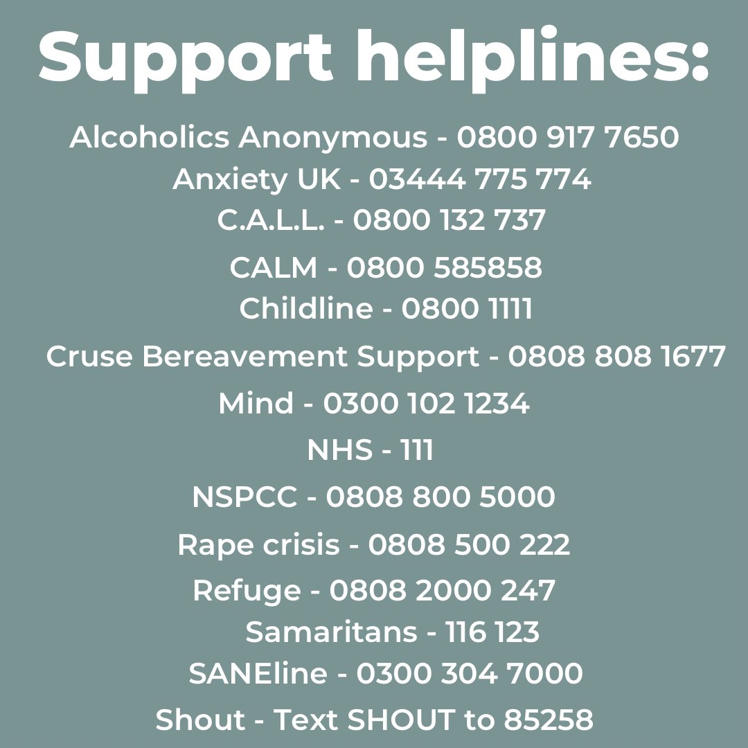 katebeetherapy's tweet photo. Whatever you're going through at this time of year, know that there is support out there and you do not need to face it alone.

Kate X

#supporthelplines #reachout #support #youarenotalone #mentalhealthatchristmas https://t.co/XIDlfPFB5o