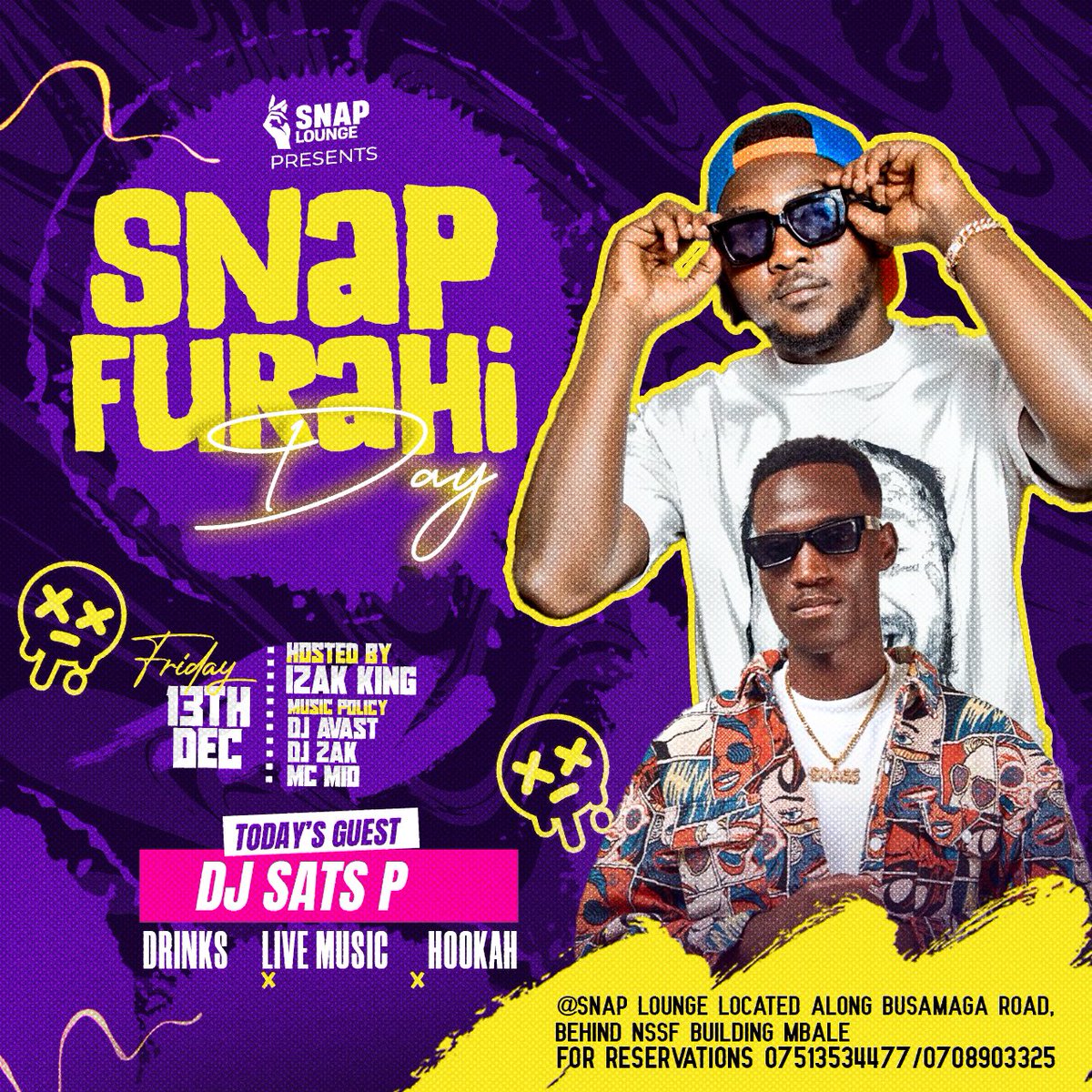 MR_IZAKKING's tweet photo. LETS MAKE YOUR FURAHIDAY DRINKCEMBER NOTHING BUT LIT VYBES… DM FOR TABLE RESERVATIONS ASAP ! #Mbale #SnapLounge https://t.co/5AxrlJoHga