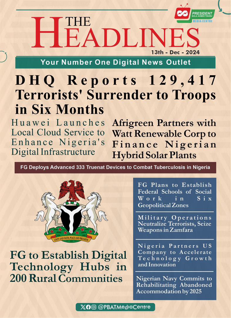 RealArije's tweet photo. FG to Establish Digital Technology Hubs in 200 Rural communities
Check out #ThHeadlines for today https://t.co/Z2AjtbljzX