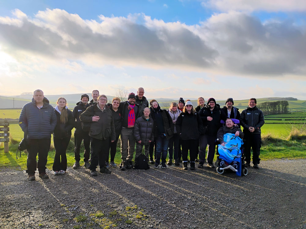 peakdistrict's tweet photo. The winter sunshine made for another great #PeaksOfHealth outing last week. Thanks to #OurVisionOurFuture for joining us! 🚲
If you know a community group who might be interested in getting out for a cycle ride please get in touch; we've got a whole fleet of accessible bikes! 😀 https://t.co/LPZdPNrkSI