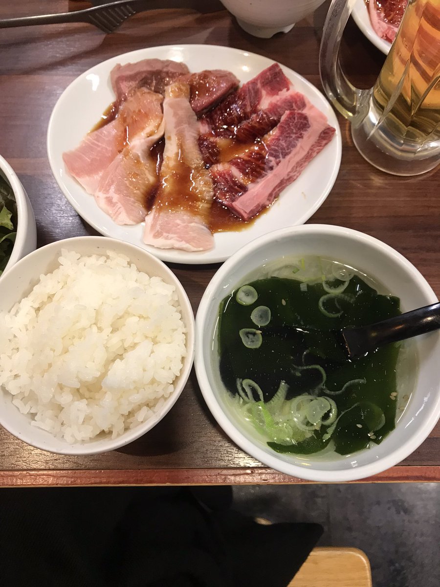 tonpoon615's tweet photo. 焼肉ランチ、ビールも飲んで贅沢でした🍻 https://t.co/j3PCPYmDFy
