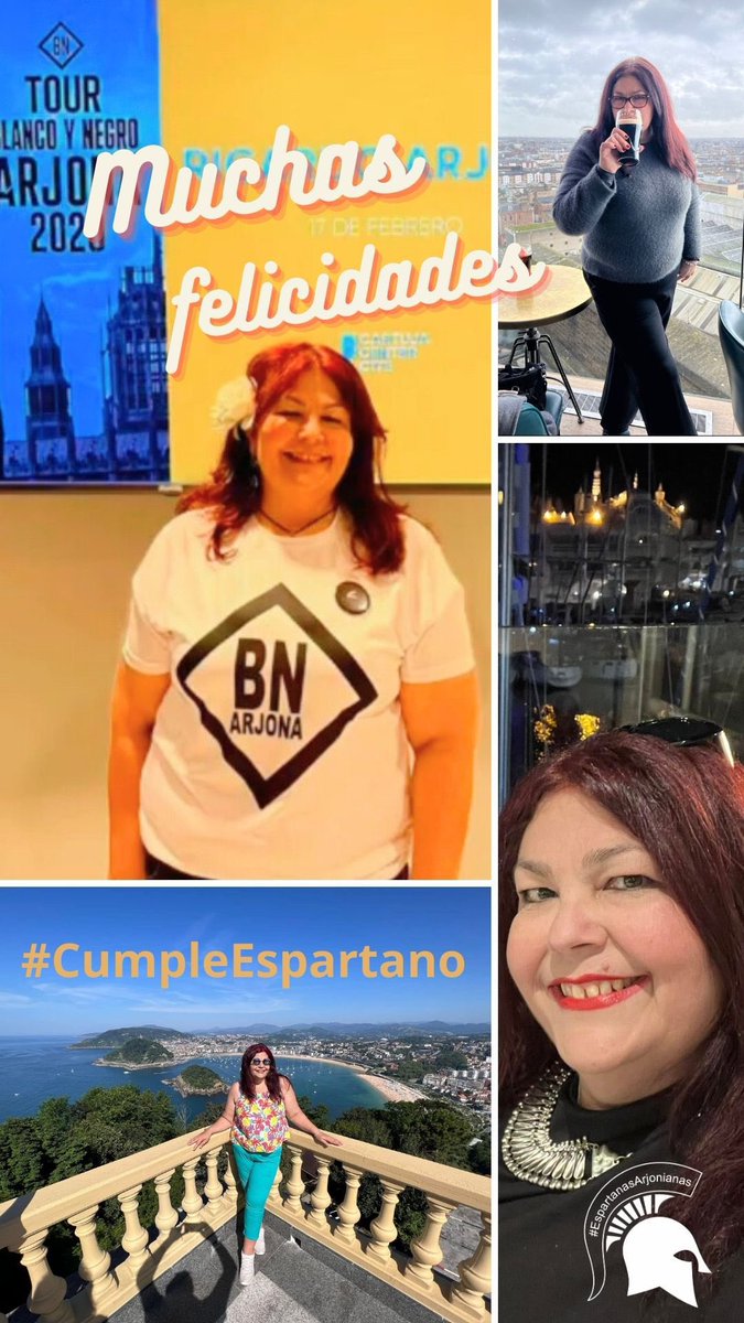 ArjonaSpain's tweet photo. Hoy celebramos el cumple de nuestra #EspartanaTuitera @lucylupz #Ella, la que siempre está cuando la necesitas, #espartana valiente y luchadora como ninguna! Gracias por estar ahí siempre ♥️ Muchas Felicidades 🎊🍾🎉🎈😘 #CumpleEspartano #TriviCompany https://t.co/C4TFlQ4eH4