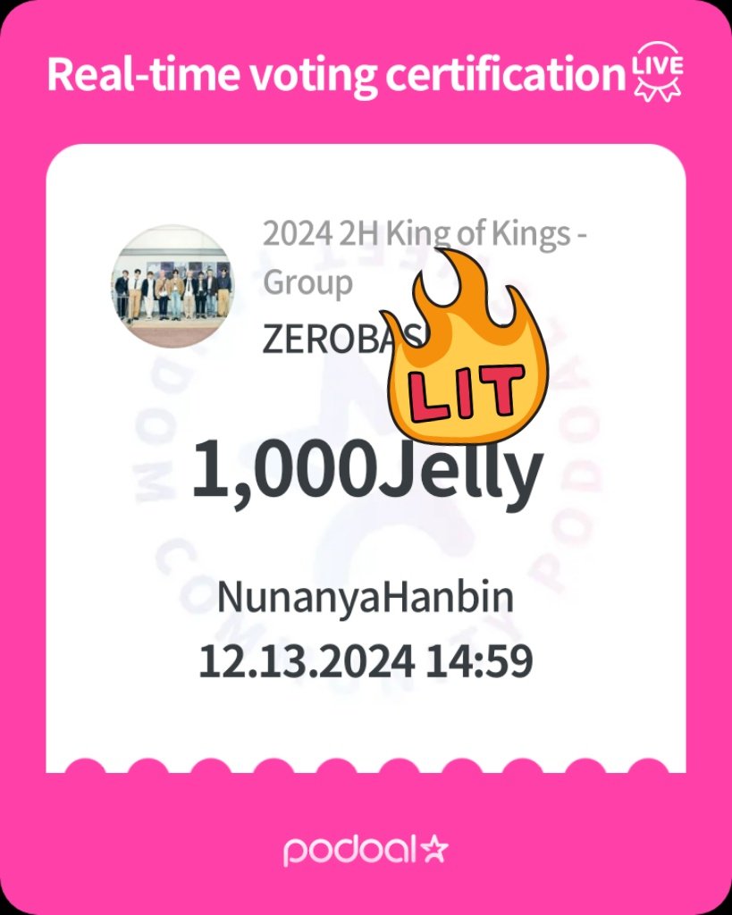 NunanyaHanbin's tweet photo. Letsss gooo!!! 
#2024KINGOFKING #PODOAL https://t.co/mQA4P04JsP