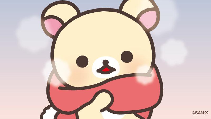 みんな、 マフラーを巻いてくれてありがとう🧣 あったかいね☀