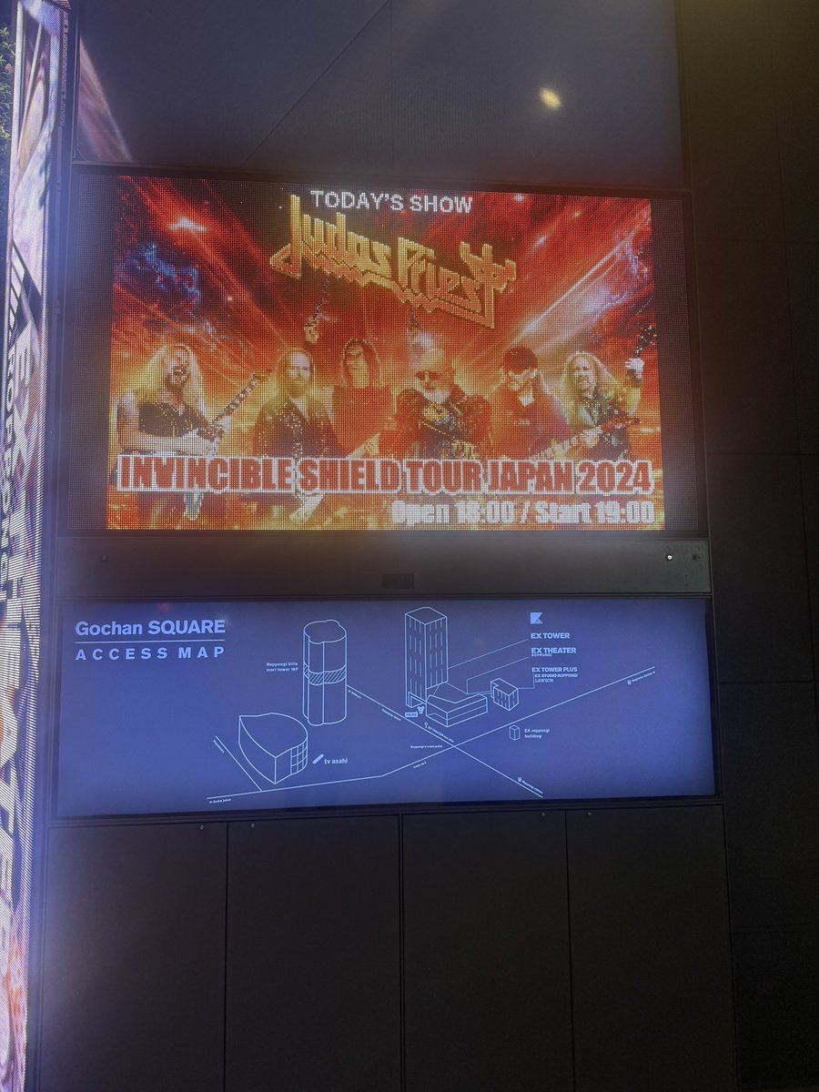 RUSIMETAL44's tweet photo. ほんこち
メタルゴッド達の追加公演inギロッポン
GOLDかつ13番目入場で激アツ🔥

#JudasPriest #InvincibleShieldTour
#EXシアター六本木 https://t.co/cHmsK4VP0R