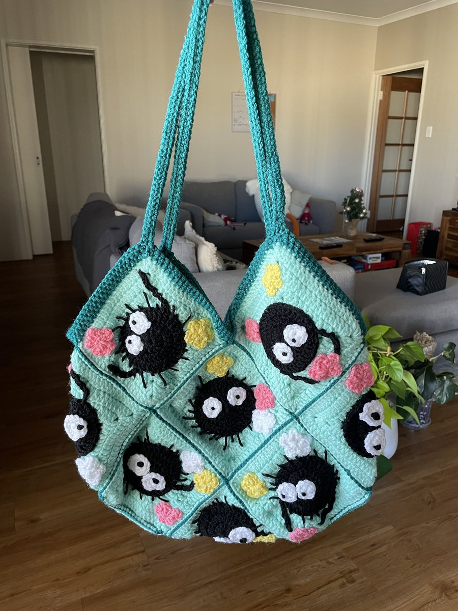 Nikki ๐ (@_atrinity) on Twitter photo Itโs been a while ๐ฅบ but I wanted to show off my latest finished crochet project ๐ the soot sprite tote bag ๐ฅฐ๐ฅฐ Itโs been a while ๐ฅบ but I wanted to show off my latest finished crochet project ๐ the soot sprite tote bag ๐ฅฐ๐ฅฐ