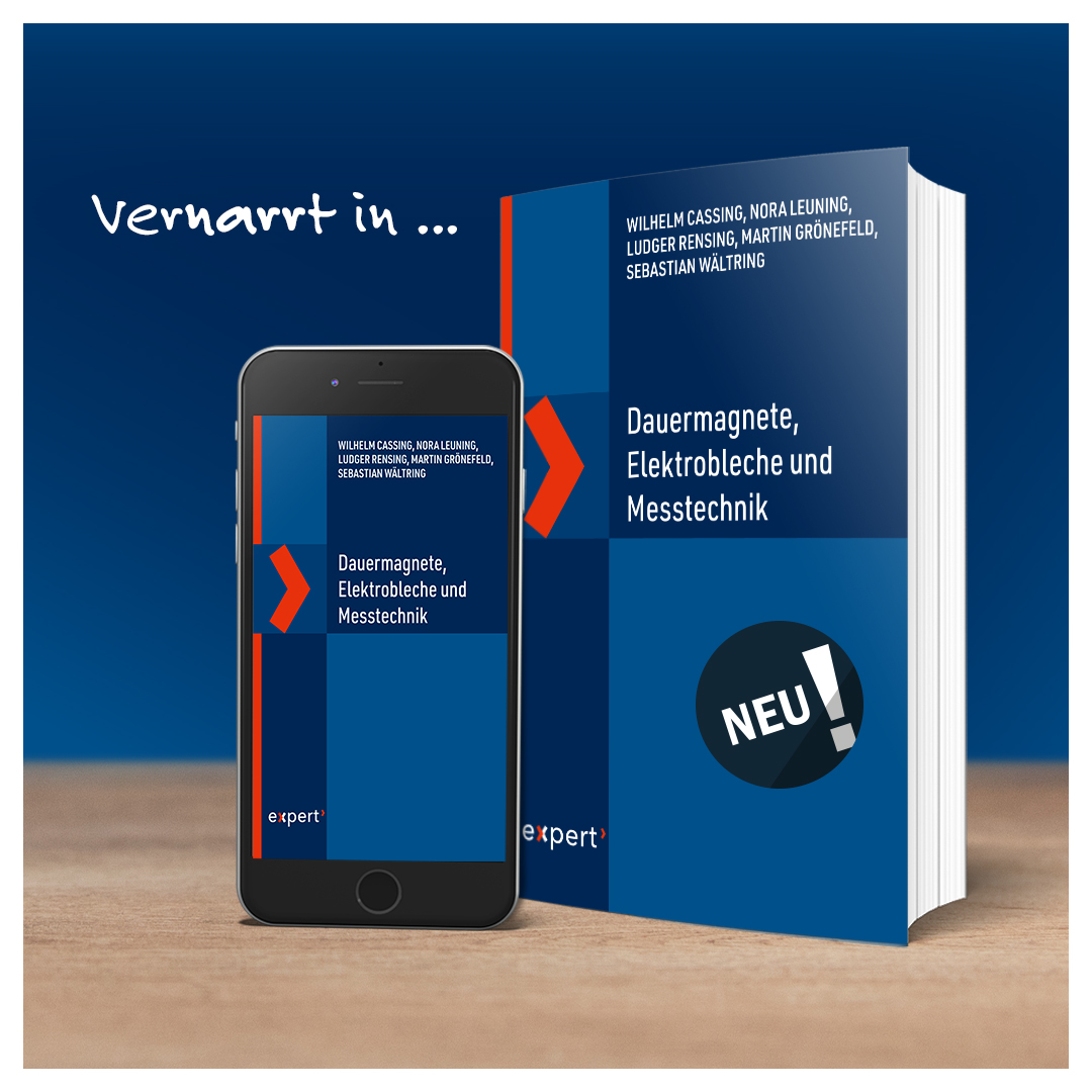 NEU! "Dauermagnete, Elektrobleche und Messtechnik"
Dieses Grundlagenwerk richtet sich an alle Leserinnen und Leser, die erste Erfahrungen mit dem Umfeld der #Magnettechnik sammeln möchten:
narr.de/dauermagnete-e…

#expertverlag #elektrobleche #Neuerscheinung