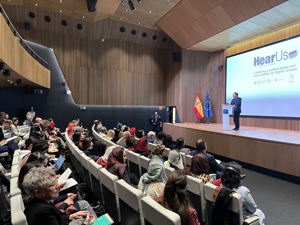 Watch the Live Stream Now

Hear Us: Catalysing a political space and accountability for Afghan women.

13 December 2024
Madrid, Spain

youtube.com/live/tSQGn-paG…